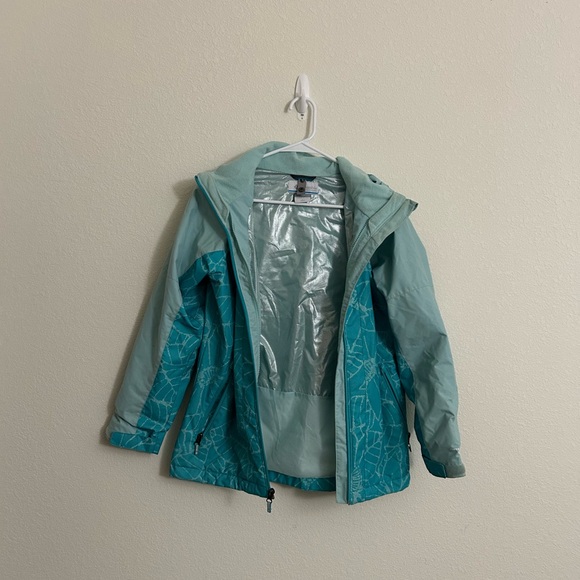 Columbia Kids Teal Snow Coat - Picture 1 of 3